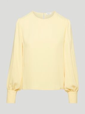 Aritzia Babaton Moda Matte Satin Blouse - Softest yellow Size M